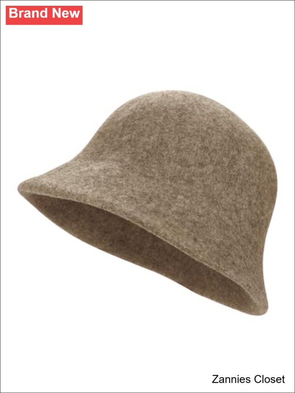 π€ Faux Wool Felt Cloche Bucket Hat Vintage Church Bowler Fedora
